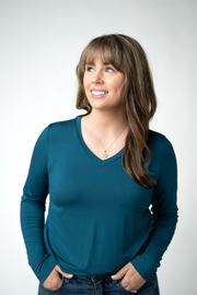 WAREHOUSE ONLY Larissa Long Sleeve - Teal