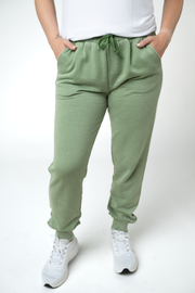 WAREHOUSE ONLY Vintage Wash Joggers - Olive