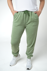 WAREHOUSE ONLY Vintage Wash Joggers - Olive