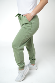 WAREHOUSE ONLY Vintage Wash Joggers - Olive