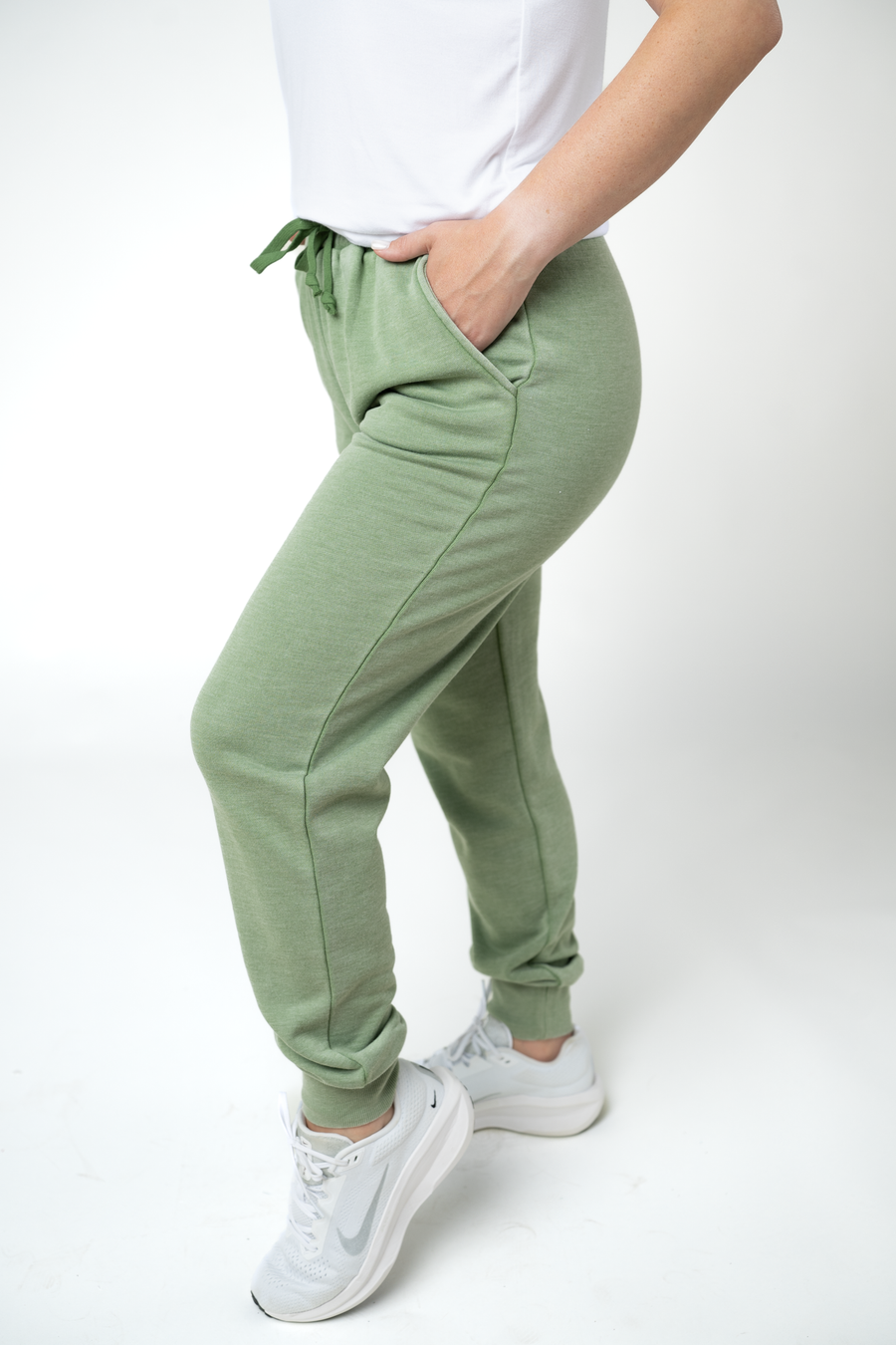 WAREHOUSE ONLY Vintage Wash Joggers - Olive