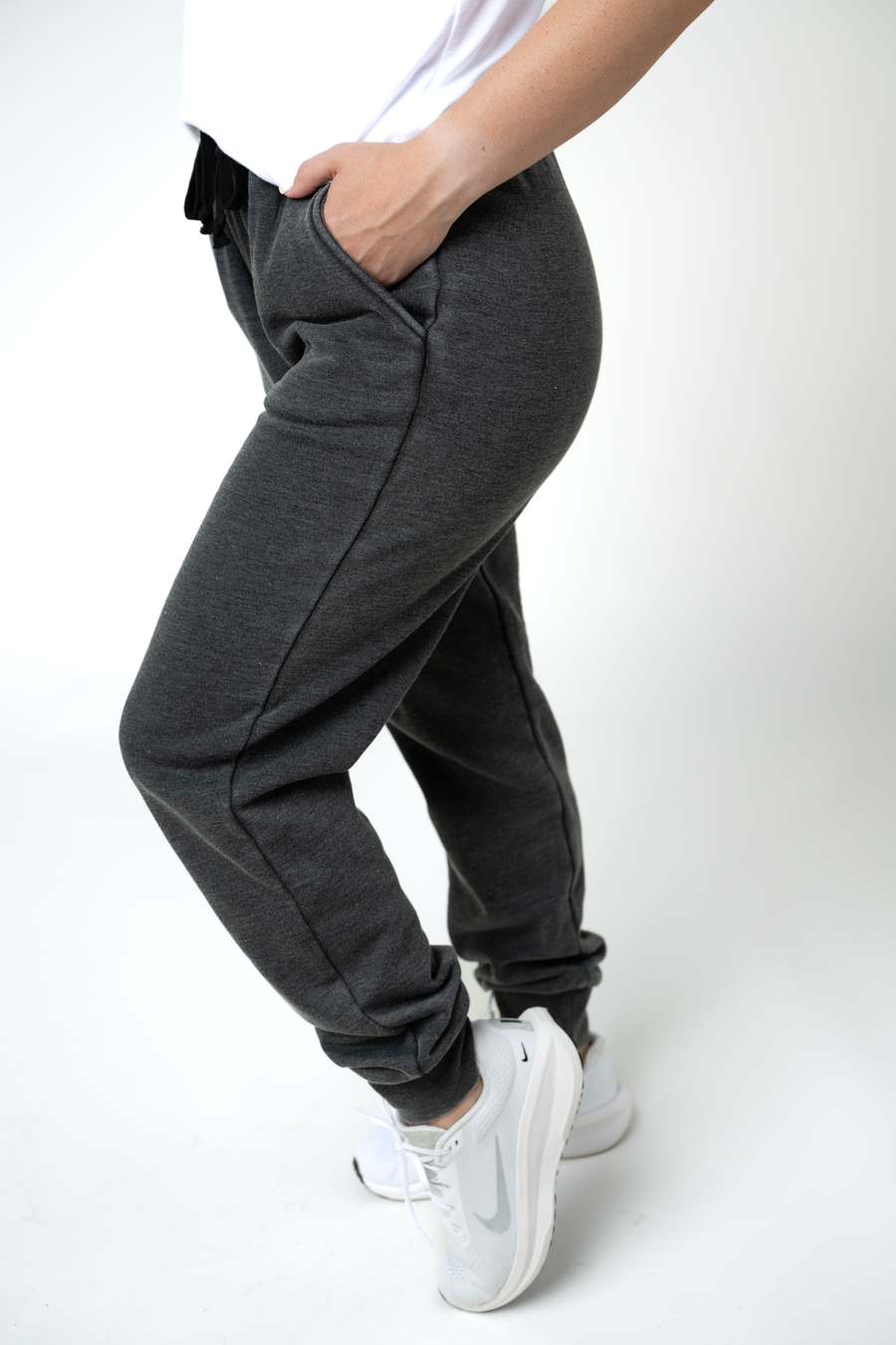 WAREHOUSE ONLY Vintage Wash Joggers - Black