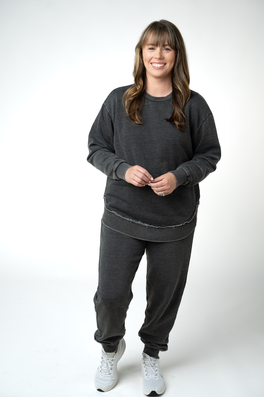 WAREHOUSE ONLY Vintage Wash Joggers - Black