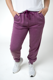 WAREHOUSE ONLY Vintage Wash Joggers - Purple