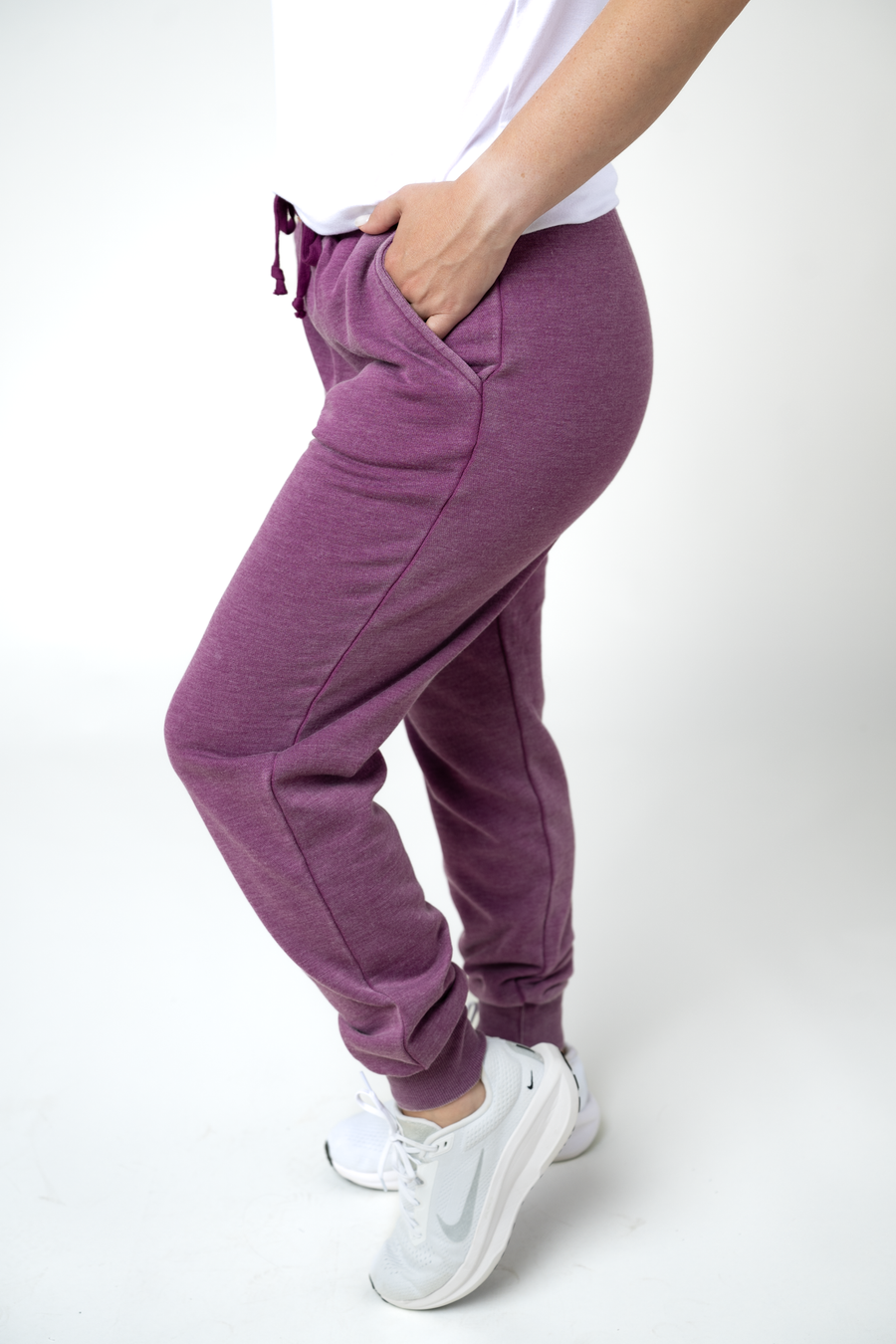WAREHOUSE ONLY Vintage Wash Joggers - Purple