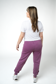 WAREHOUSE ONLY Vintage Wash Joggers - Purple