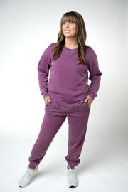 WAREHOUSE ONLY Vintage Wash Pullover - Purple