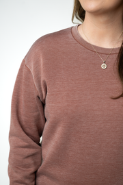 WAREHOUSE ONLY Vintage Wash Pullover - Brown