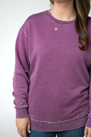 WAREHOUSE ONLY Vintage Wash Pullover - Purple