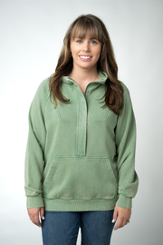 WAREHOUSE ONLY Ryker Vintage Wash Hoodie- Olive