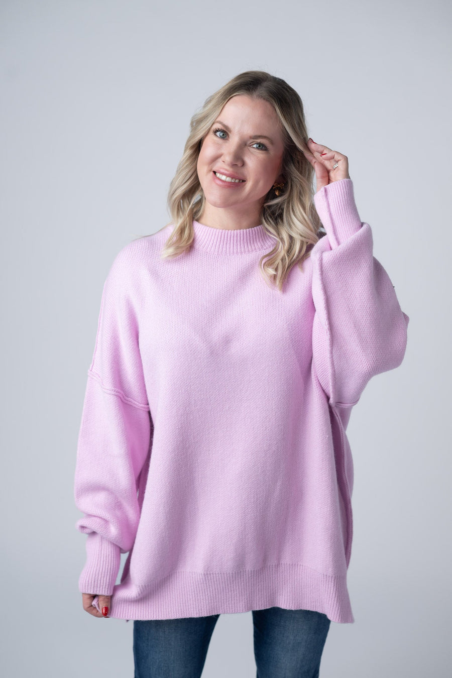 WAREHOUSE Aurora Cozy Sweater - Lilac