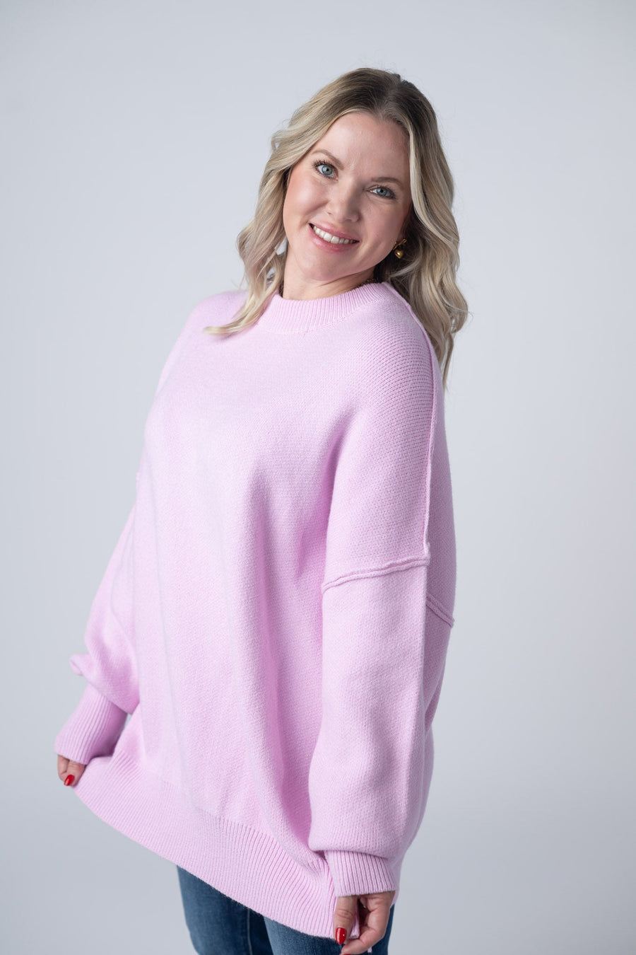 WAREHOUSE Aurora Cozy Sweater - Lilac