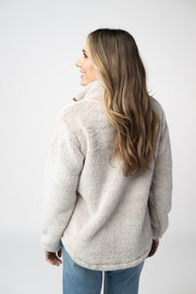 WAREHOUSE ONLY Ryan 1/4 Zip Sherpa - Camel