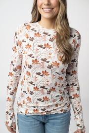 WAREHOUSE ONLY Blair Long Sleeve Top - Fall Foliage