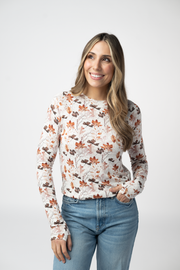 WAREHOUSE ONLY Blair Long Sleeve Top - Fall Foliage