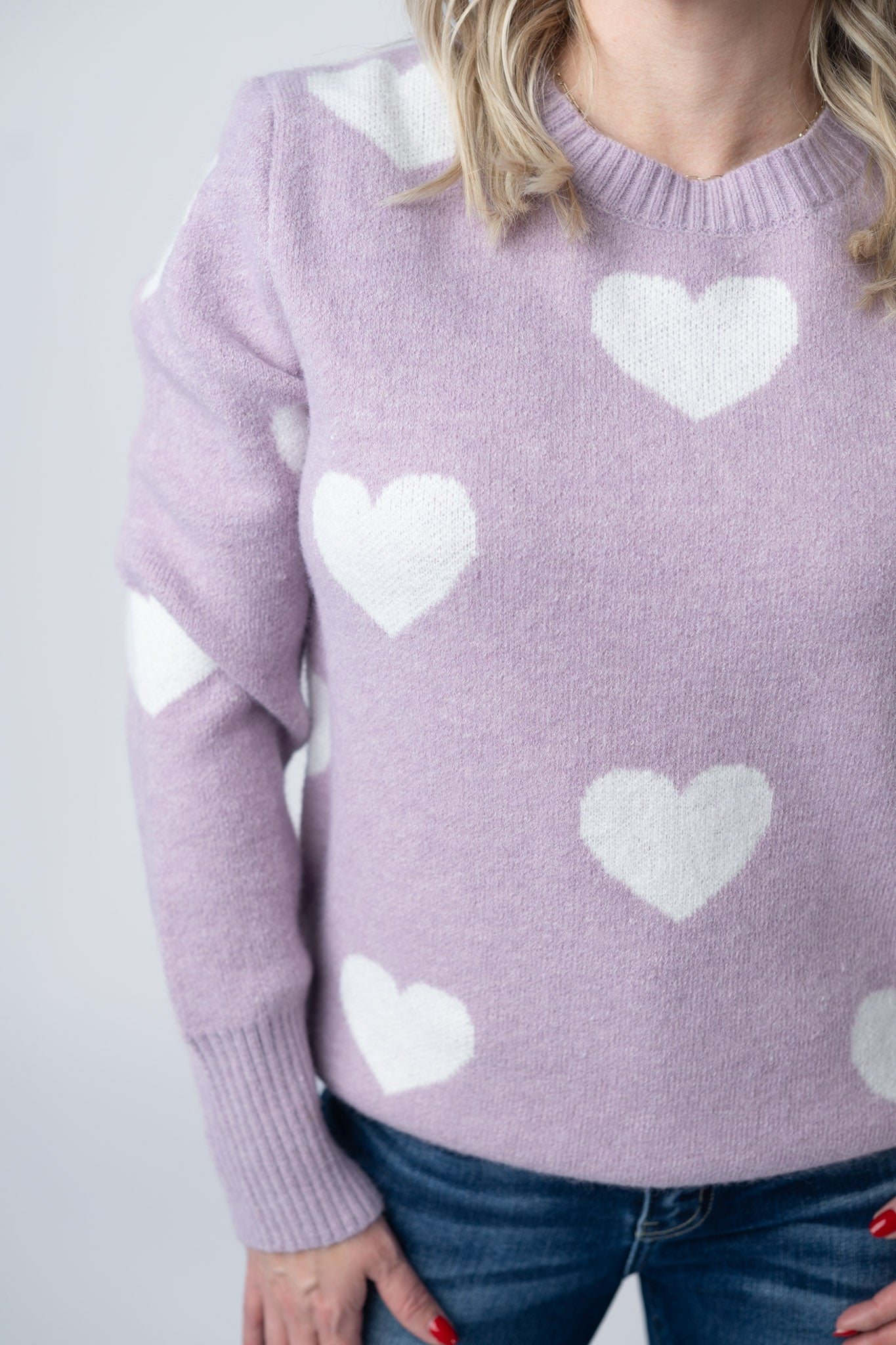 WAREHOUSE Endless Love Sweater - Lavender
