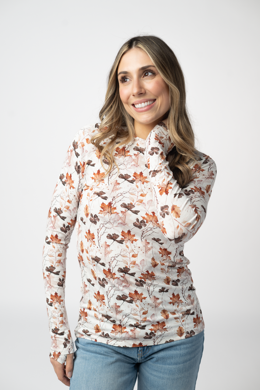 WAREHOUSE ONLY Blair Long Sleeve Top - Fall Foliage