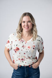 WAREHOUSE Sophie Tee - Pink Bloom