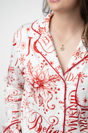 WAREHOUSE ONLY Pajama Top and Pants Set - Merry & Bright