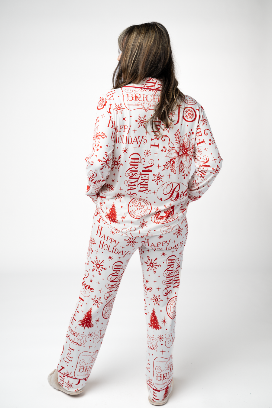 WAREHOUSE ONLY Pajama Top and Pants Set - Merry & Bright
