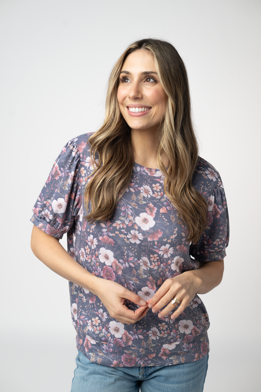 WAREHOUSE ONLY Katie Cozy Top - Blushwood Floral