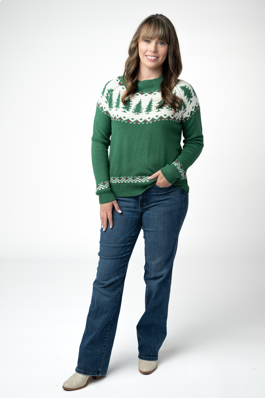 WAREHOUSE ONLY Christmas Trees Sweater