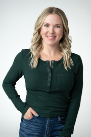 WAREHOUSE ONLY Georgia Long Sleeve Top - Evergreen