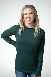 WAREHOUSE ONLY Blair Long Sleeve Top - Pineberry