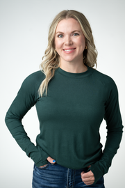 WAREHOUSE ONLY Blair Long Sleeve Top - Pineberry
