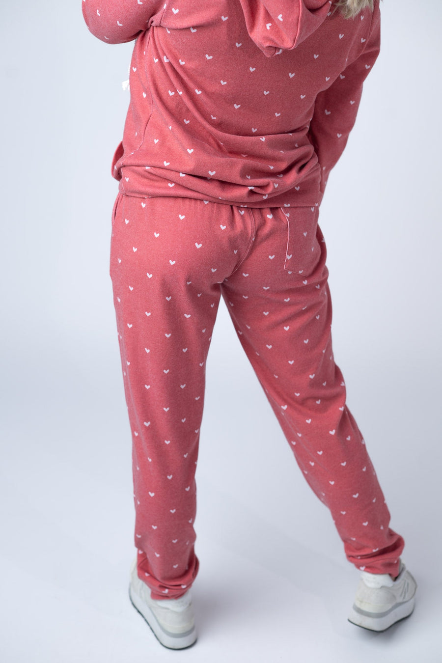 WAREHOUSE Classic Joggers - Sweetheart Red