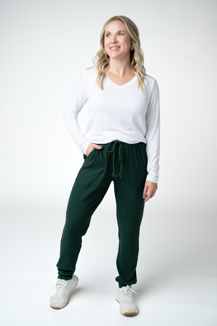 WAREHOUSE ONLY Corrine Joggers - Evergreen