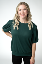 WAREHOUSE ONLY Katie Cozy Top - Evergreen