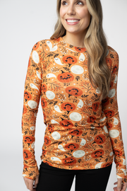 WAREHOUSE ONLY Blair Long Sleeve Top - Spooky Autumn