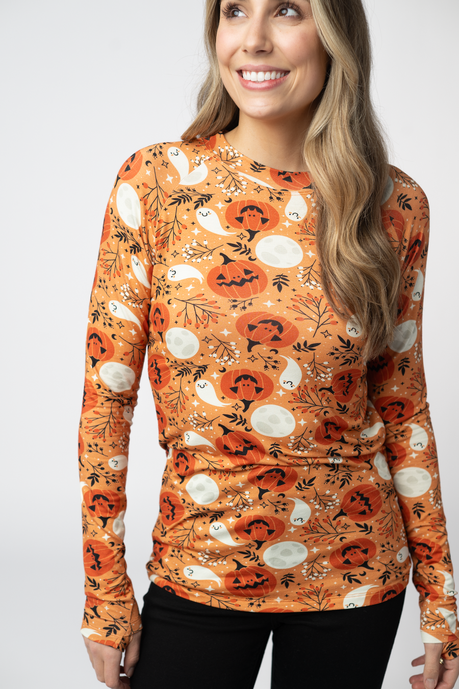 WAREHOUSE ONLY Blair Long Sleeve Top - Spooky Autumn