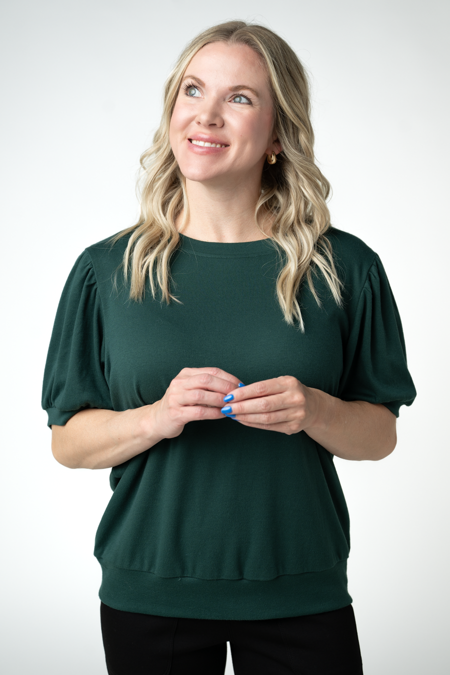 WAREHOUSE ONLY Katie Cozy Top - Evergreen