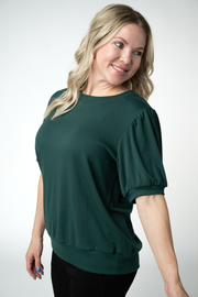 WAREHOUSE ONLY Katie Cozy Top - Evergreen