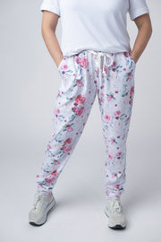 WAREHOUSE Classic Joggers - Pink Bloom