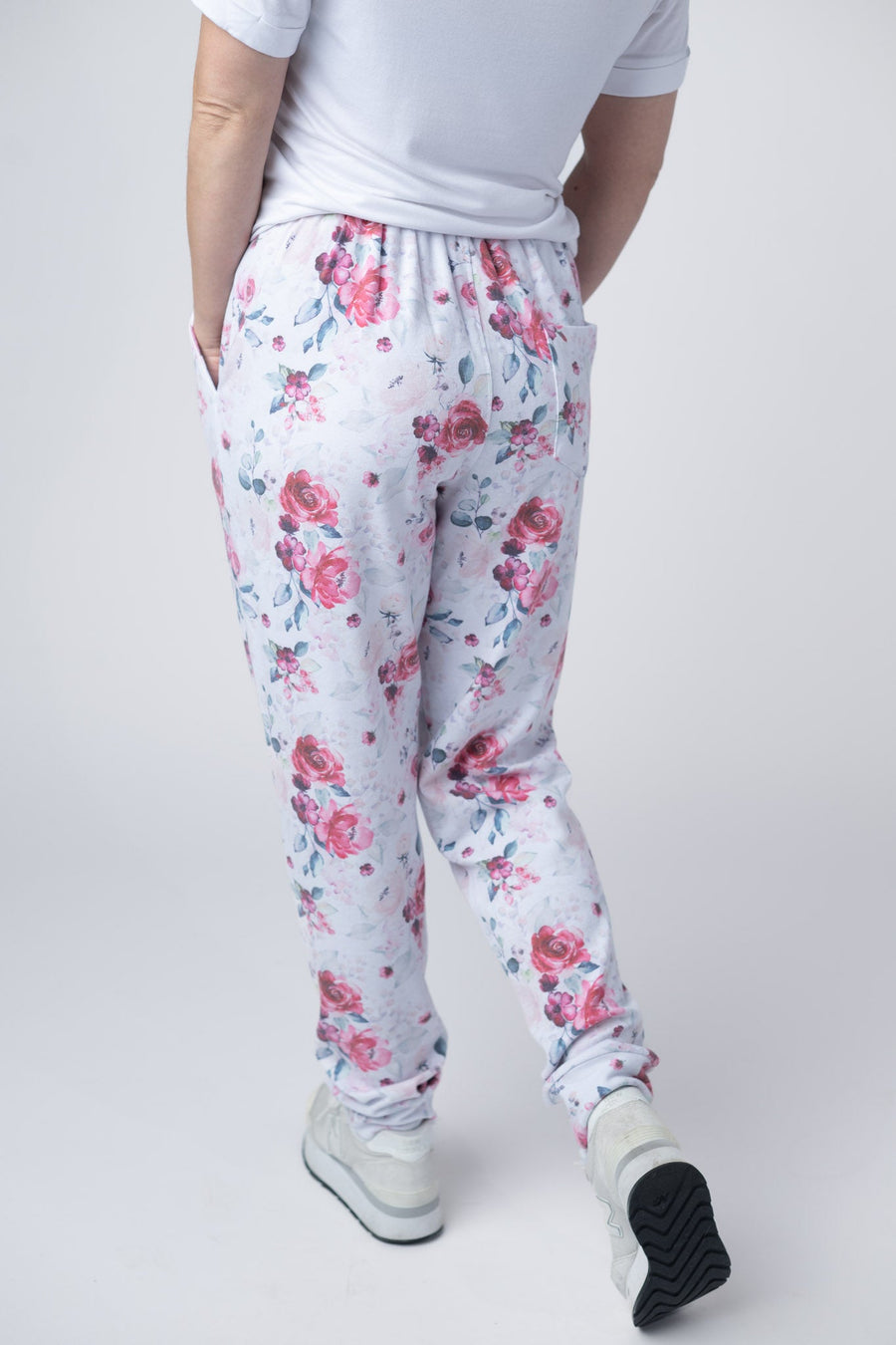 WAREHOUSE Classic Joggers - Pink Bloom