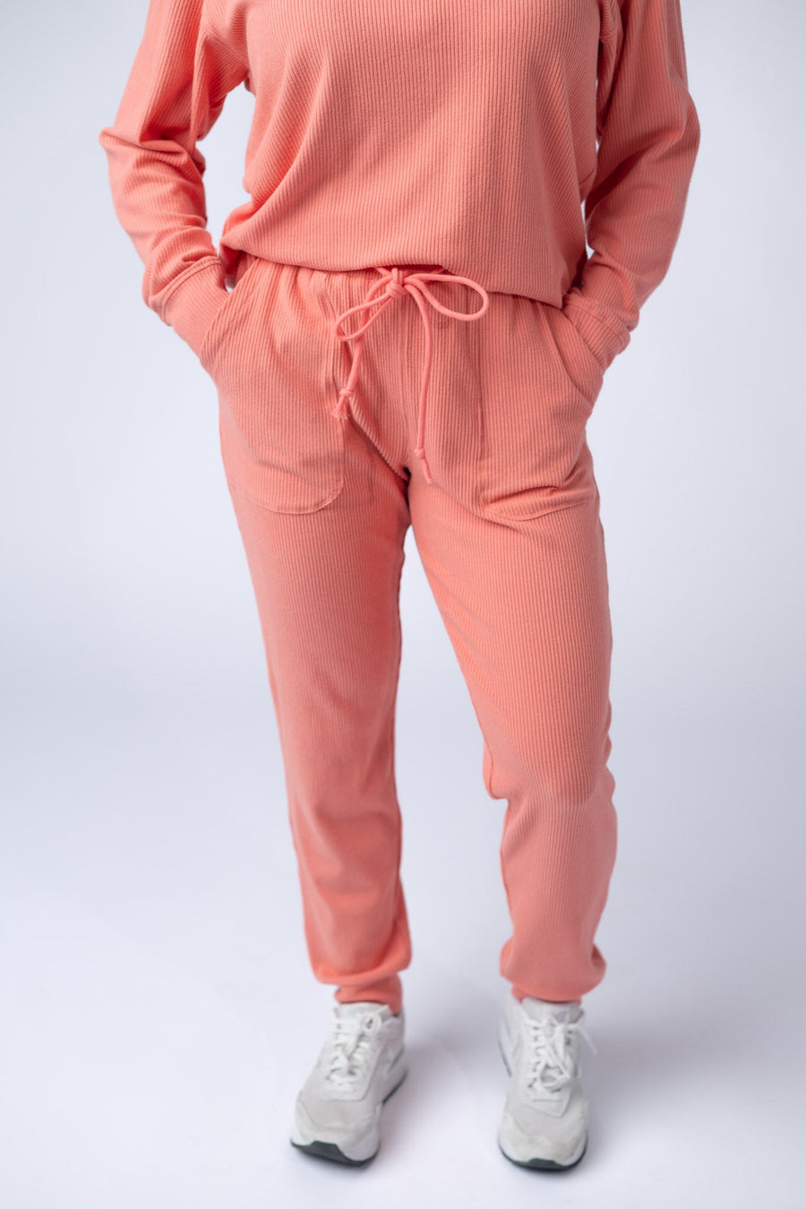 WAREHOUSE Corrine Joggers - Coral