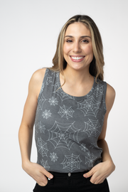 WAREHOUSE ONLY Ava Tank - Faded Black Webs