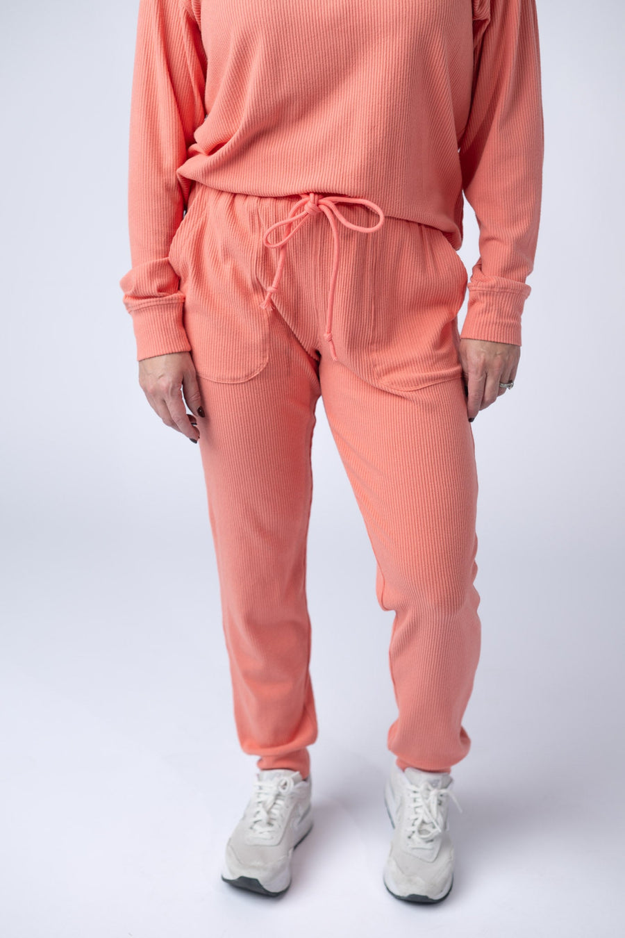 WAREHOUSE Corrine Joggers - Coral