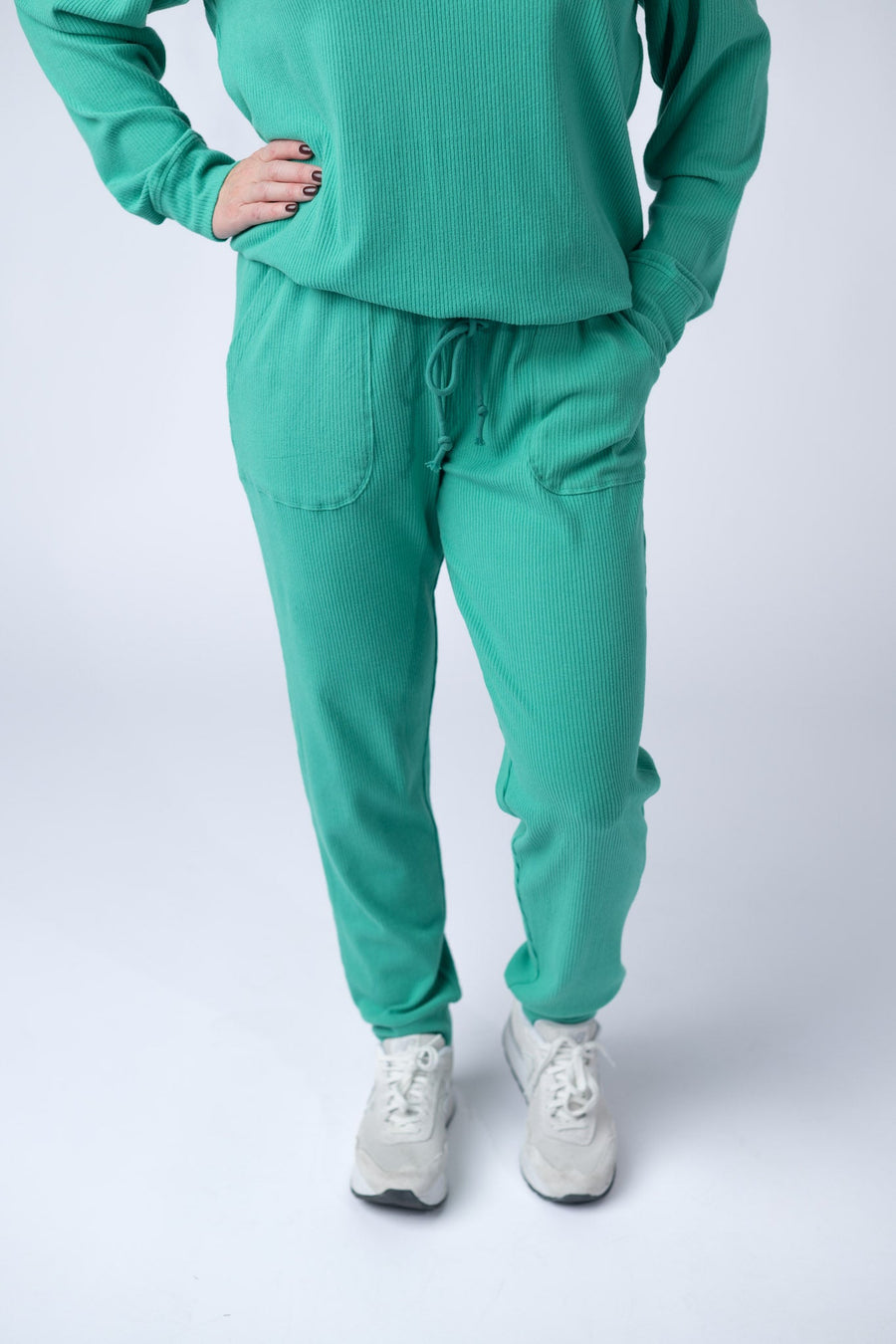 WAREHOUSE Corrine Joggers - Emerald