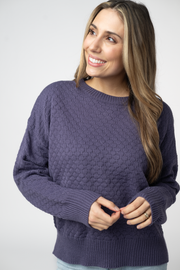 WAREHOUSE ONLY Gianna Pullover Sweater - Slate Blue