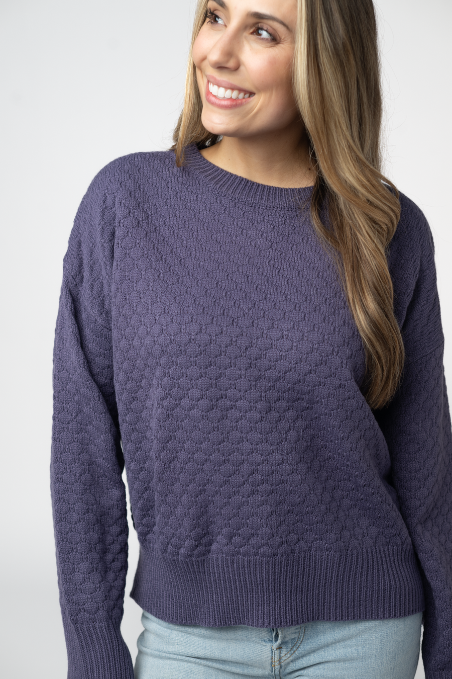 WAREHOUSE ONLY Gianna Pullover Sweater - Slate Blue