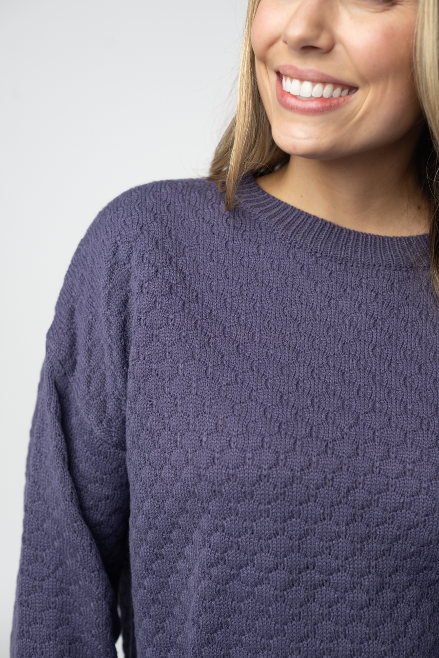 WAREHOUSE ONLY Gianna Pullover Sweater - Slate Blue