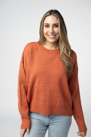 WAREHOUSE ONLY Gianna Pullover Sweater - Pumpkin