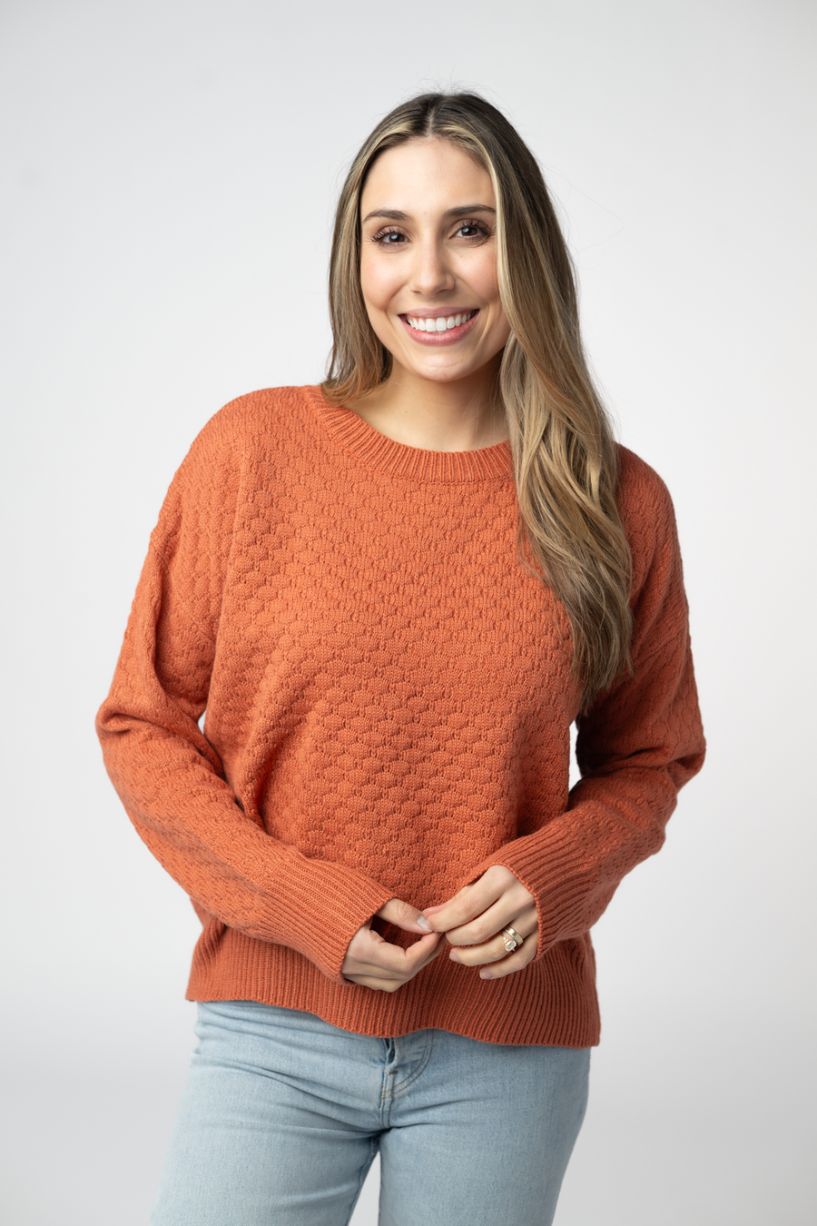 WAREHOUSE ONLY Gianna Pullover Sweater - Pumpkin