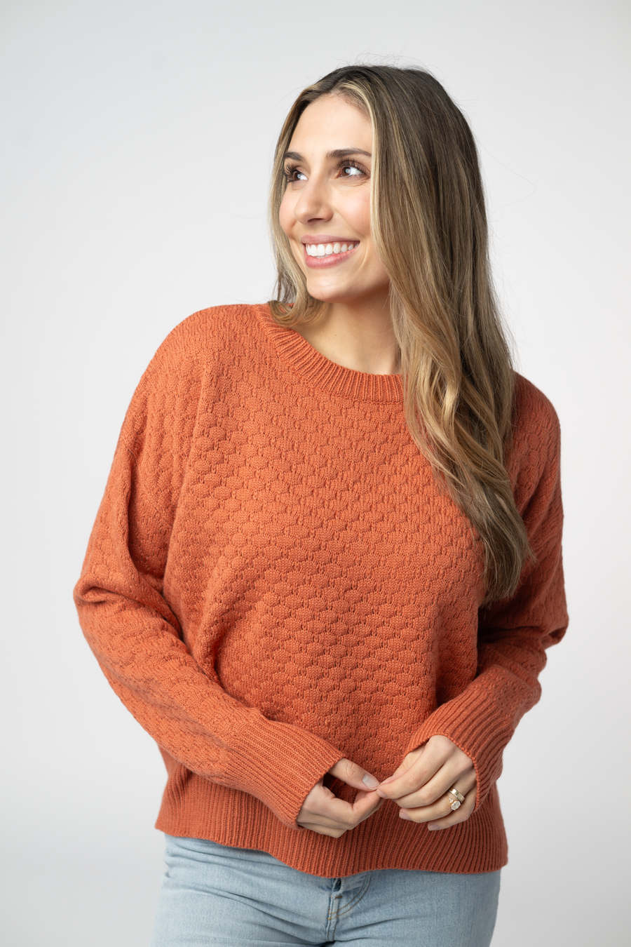 WAREHOUSE ONLY Gianna Pullover Sweater - Pumpkin