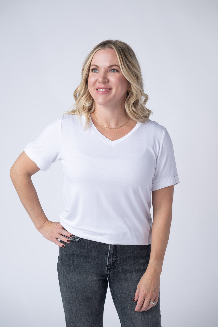 WAREHOUSE Sophie Tee - White