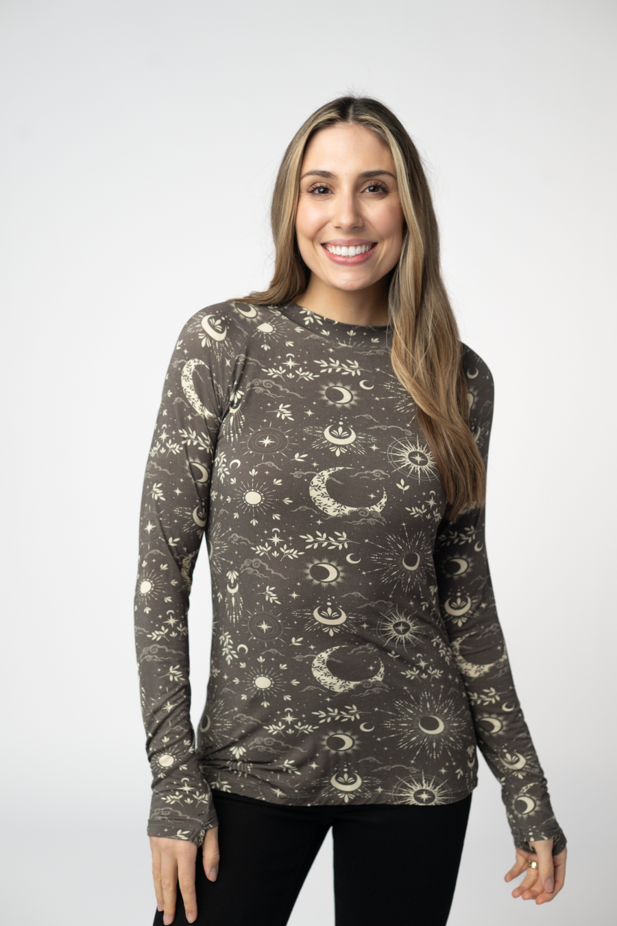 WAREHOUSE ONLY Blair Long Sleeve Top - Celestial Nights